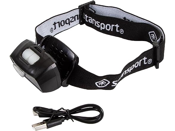 Stansport Rechargeable Head Lamp - 500 L