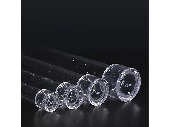 20mm Clear Acrylic Pipe End Cap