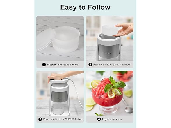 CROWNFUL Shaved Ice Machine