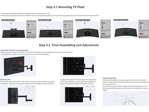 Amazon Basics Full Motion TV Wall Mount