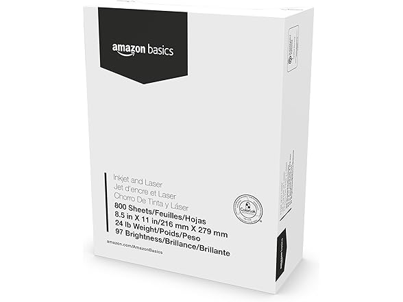 Amazon Basics Multipurpose Copy Printer Paper