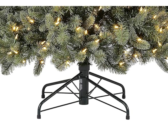 7.5 ft Pre-Lit Vermont Spruce Quick Set Artificial Christmas Tree