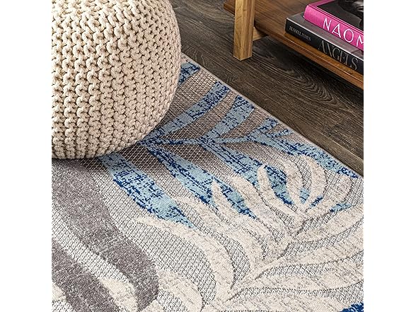 JONATHAN Y Tropics Palm Leaves Rug