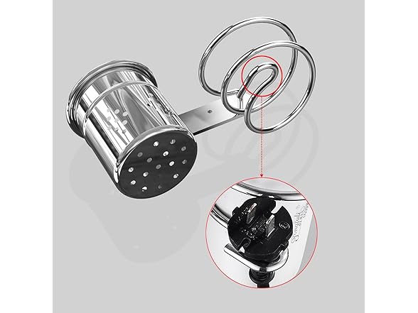 Hair Dryer Holder Wall Mount 2-Pack