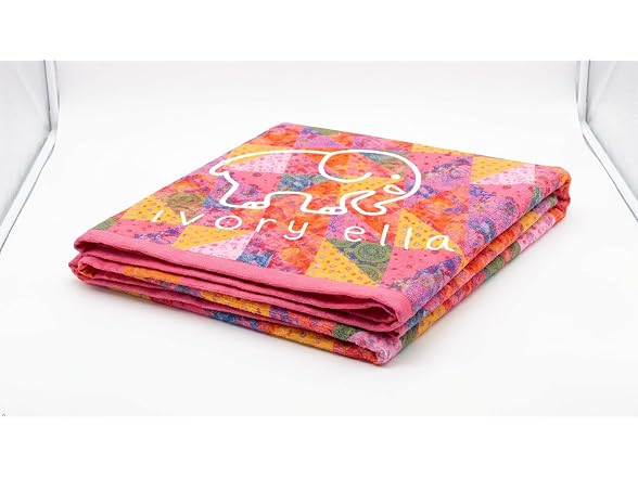 Ivory Ella, Beach Towel, Patchwork