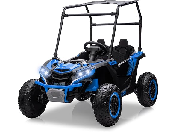 24V Ride on Cars for Kids, Blue