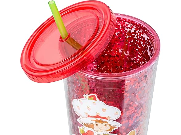 Silver Buffalo Strawberry Shortcake Confetti Cold Cup