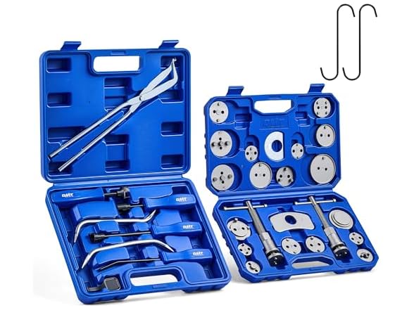OMT 32pc Dual Brake Tool Kit w Caliper Compressor