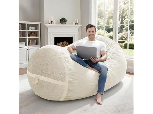 Bean Bag Chair with Memory Foam Fill