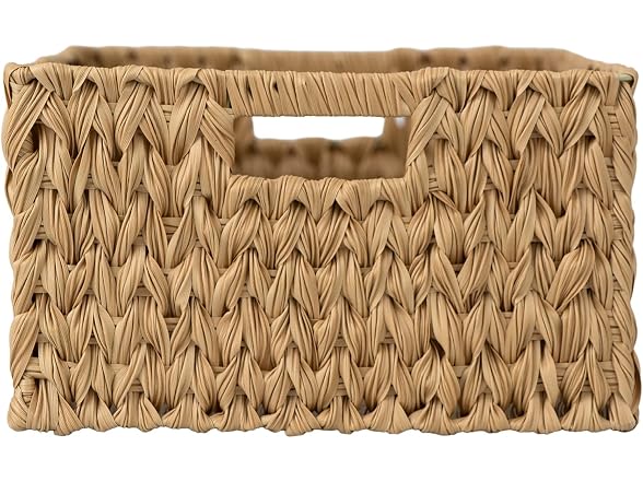 Suptinwear Waterproof Wicker Storage Basket