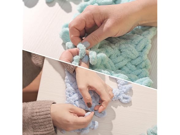 uxcell Chunky Yarn, 1Pcs 27m x 2cm -