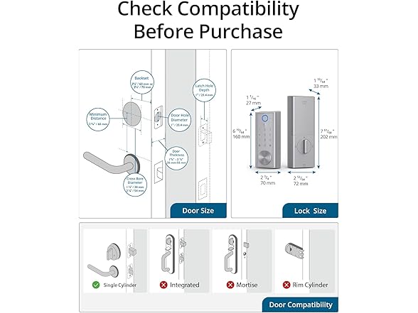 eufy eufy Security S230 Smart Door Lock Silver