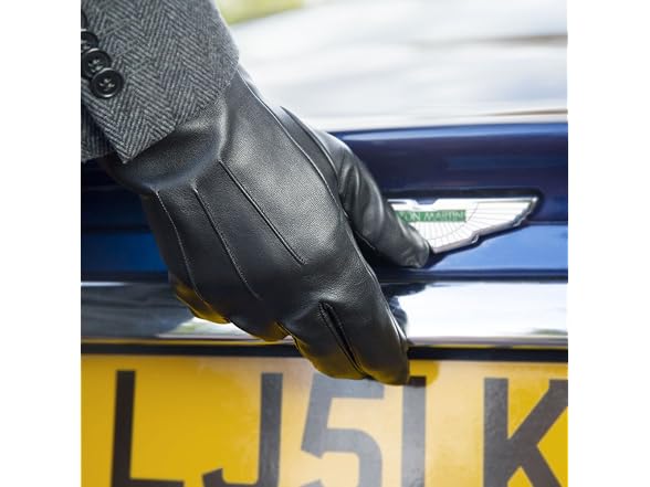 Downholme (XL) Touchscreen Leather Lined Gloves