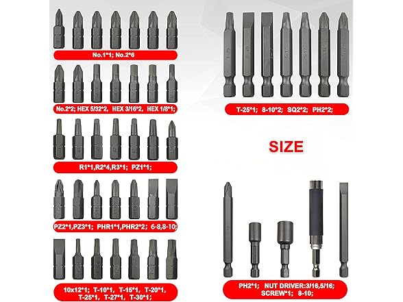 YIYITOOLS 47-Piece Screwdriver Set