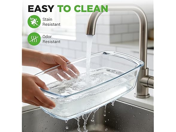 NutriChef 4 Piece Glass Loaf Pan Set with Lids 
