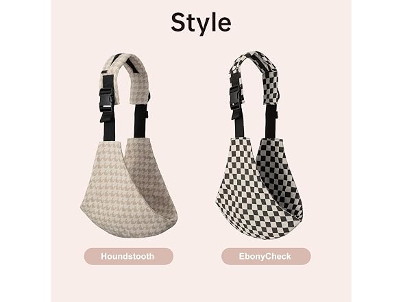 Jamyum Baby Sling Carrier Khaki Houndstooth