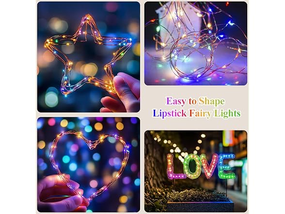 Lakumu B0DQ4QHXMT Rechargeable String Lights Bat