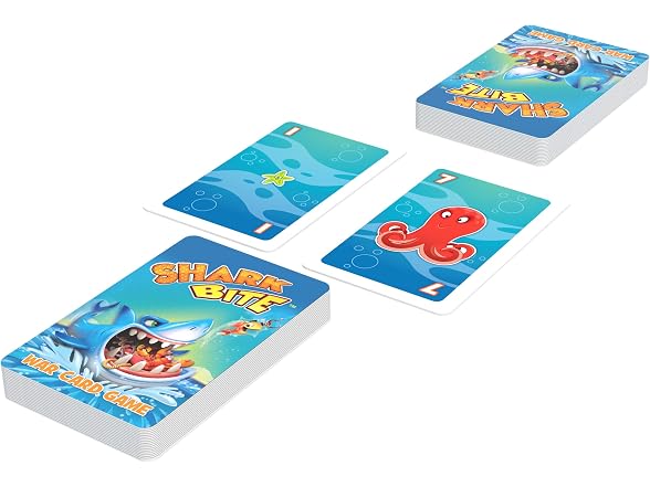 Shark Bite War Card Game