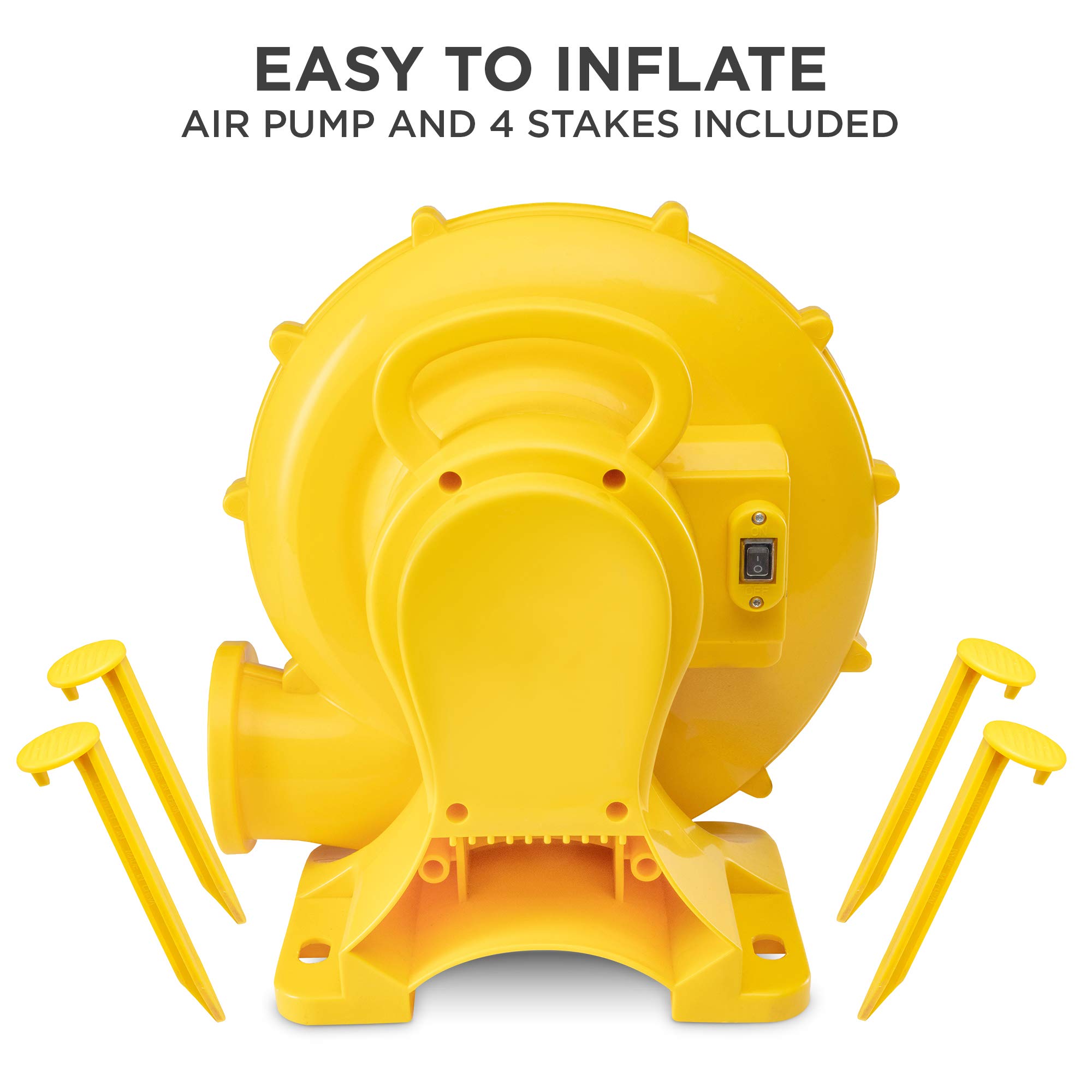 Sunny & Fun Compact Bounce-A-Round Inflatable Water Slide Park - Gallery 10