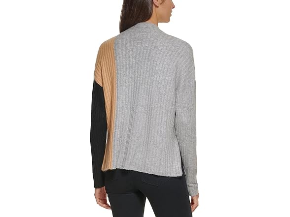 Calvin Klein Women (XL) Ribbed Heathered Sweater