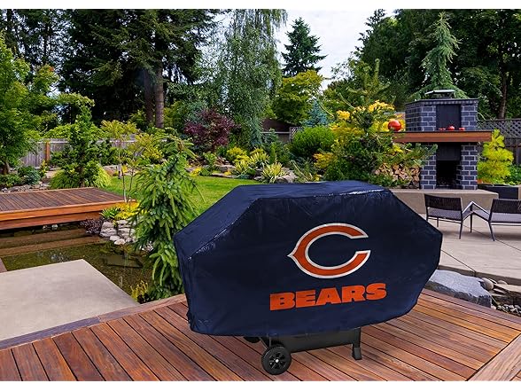 Rico Industries NFL Chicago Bears Navy Deluxe Grill Cover