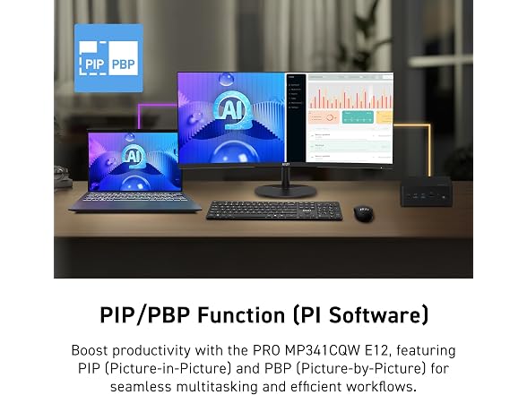MSI PRO MP341CQ E12 Monitor