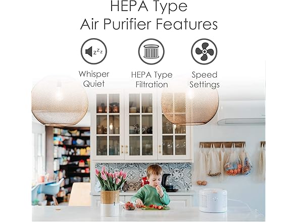 Crane Quiet HEPA Air Purifier