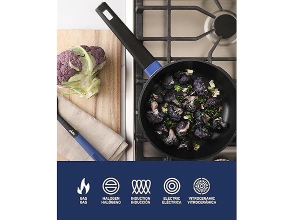 Oster Platinum Amberton 10 Piece Cast Aluminum Pots and Pans