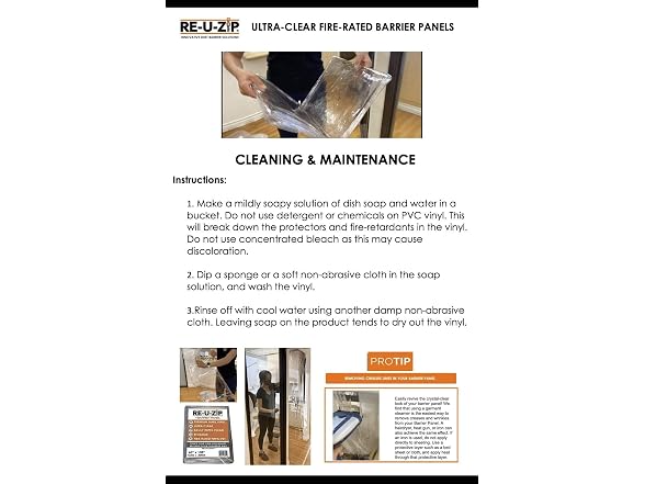 RE-U-ZIP Cut-to-Size XL Dust Barrier P