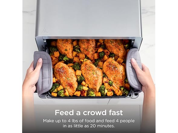 Ninja Flip Toaster Oven & Air Fryer, 8-in-1, S&D