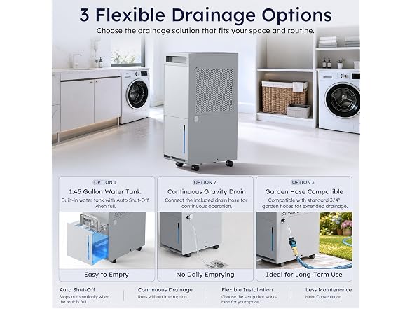 DECIUU 5000 Sq.Ft Dehumidifier with Pump - Gallery 6