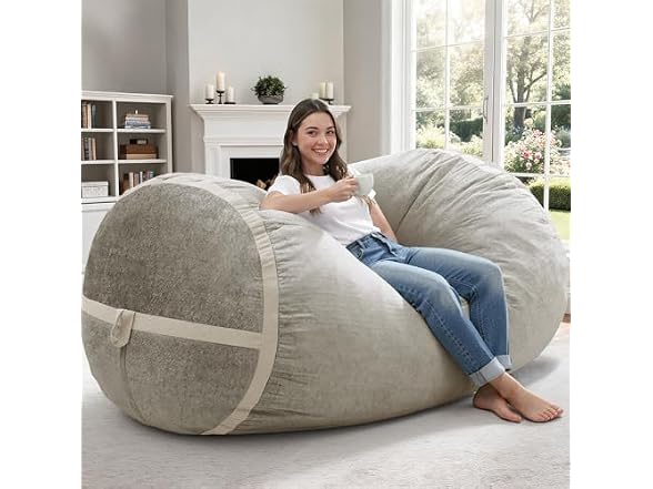 Bean Bag Chair with Memory Foam Fill