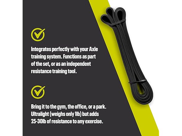 AXLE Home Gym Resistance Band 41" Long