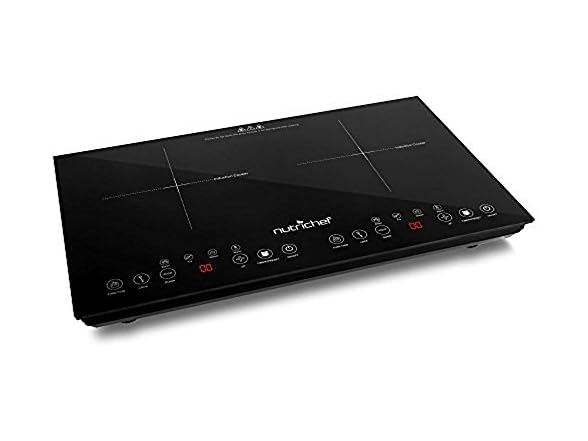NutriChef Double Induction Cooktop
