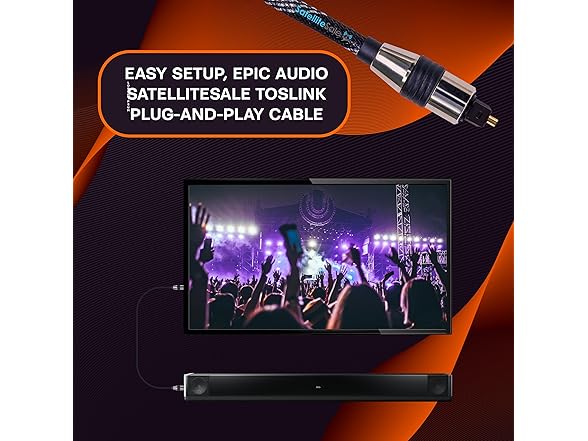 Toslink SPDIF Audio Optical Fiber Cable