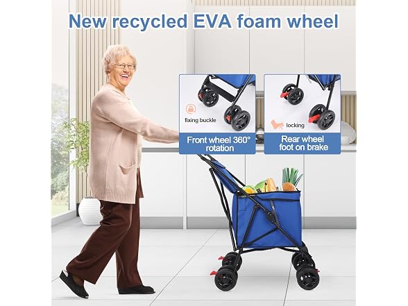 20% Larger Capacity, Wedyvko Dog Stroller