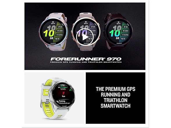 Garmin Forerunner 970 Smartwatch - Titanium