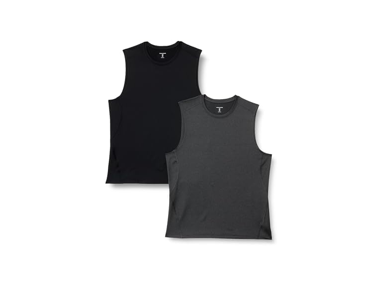 Amazon Essentials Men Active Quick Dry Moisture-Wicking Muscle Shirt - Gallery 7