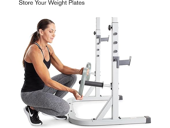 Weider Platinum Squat Rack, Black