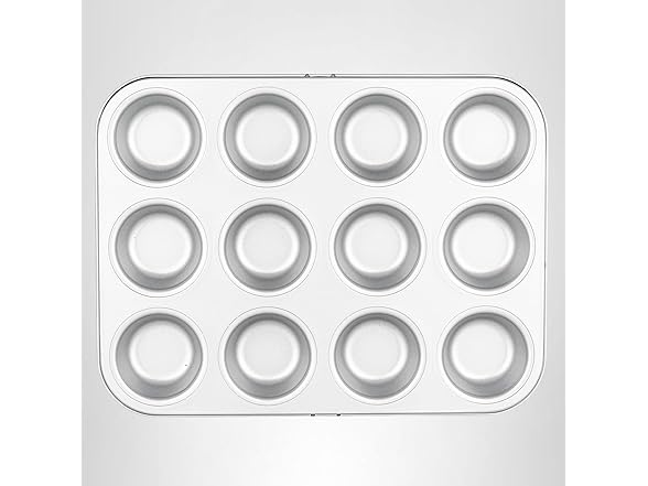 Viking Premium Nonstick Ceramic Muffin Pan, Silver