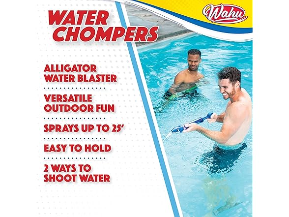Wahu Water Chompers Alligator Water Blaster