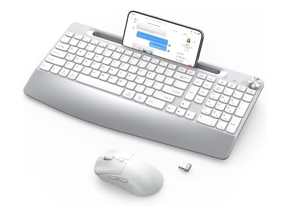 GAMCATZ Wireless Combo with Phone Holder