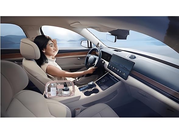 CONLINGDA Clear Makeup Bag,  (Pink, Small)