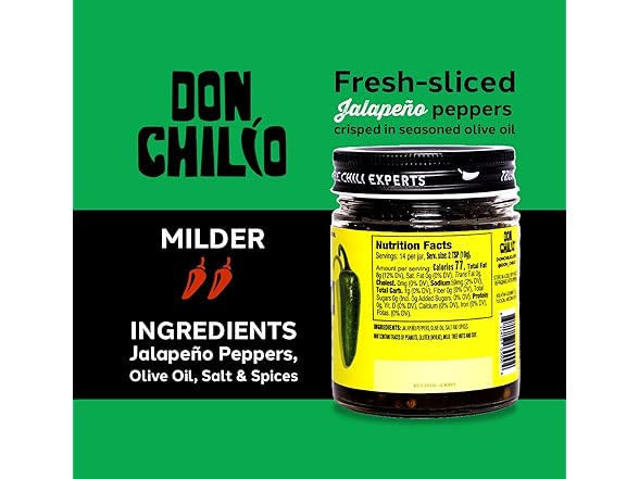 Don Chilio Mild Jalapeno Mexican Chile Crisp 5 oz.