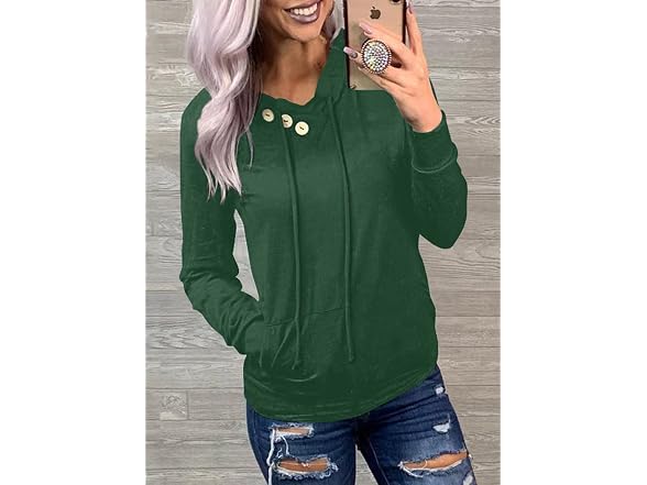 Dokotoo Women (XL) Casual Army Hoodies Sweatshirts