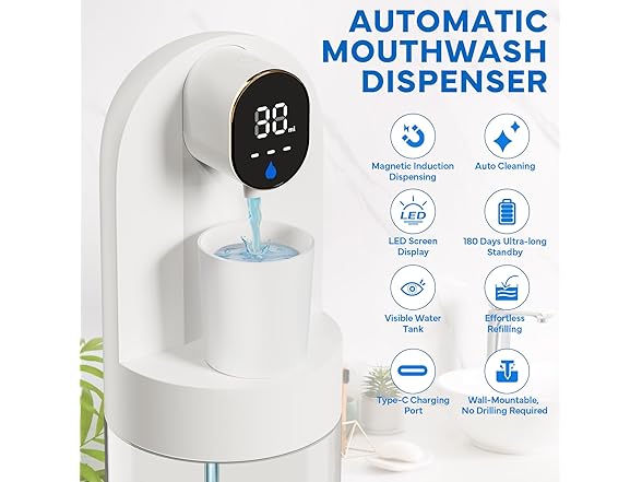 Centuckos Automatic Mouthwash Dispenser
