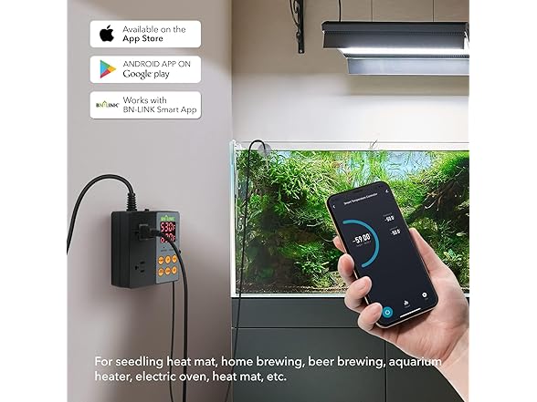 BN-LINK 6L-R3LI-MKBR Smart Wifi Digital Controller
