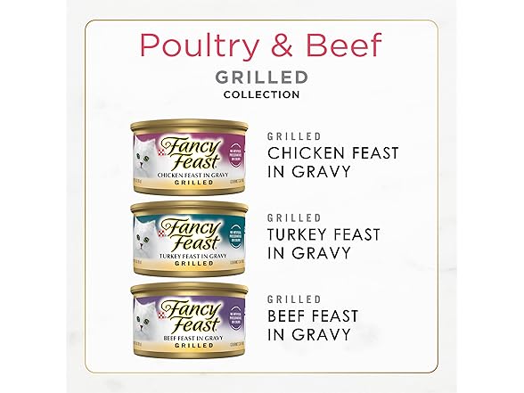 30CT Purina Fancy Feast Grilled Wet Cat Food