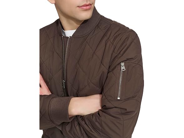 Levi's Men's (2XL) Men's Diamond Quilted Bom Choco