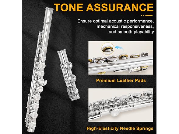 Kmise Closed Hole C Flute Instrument